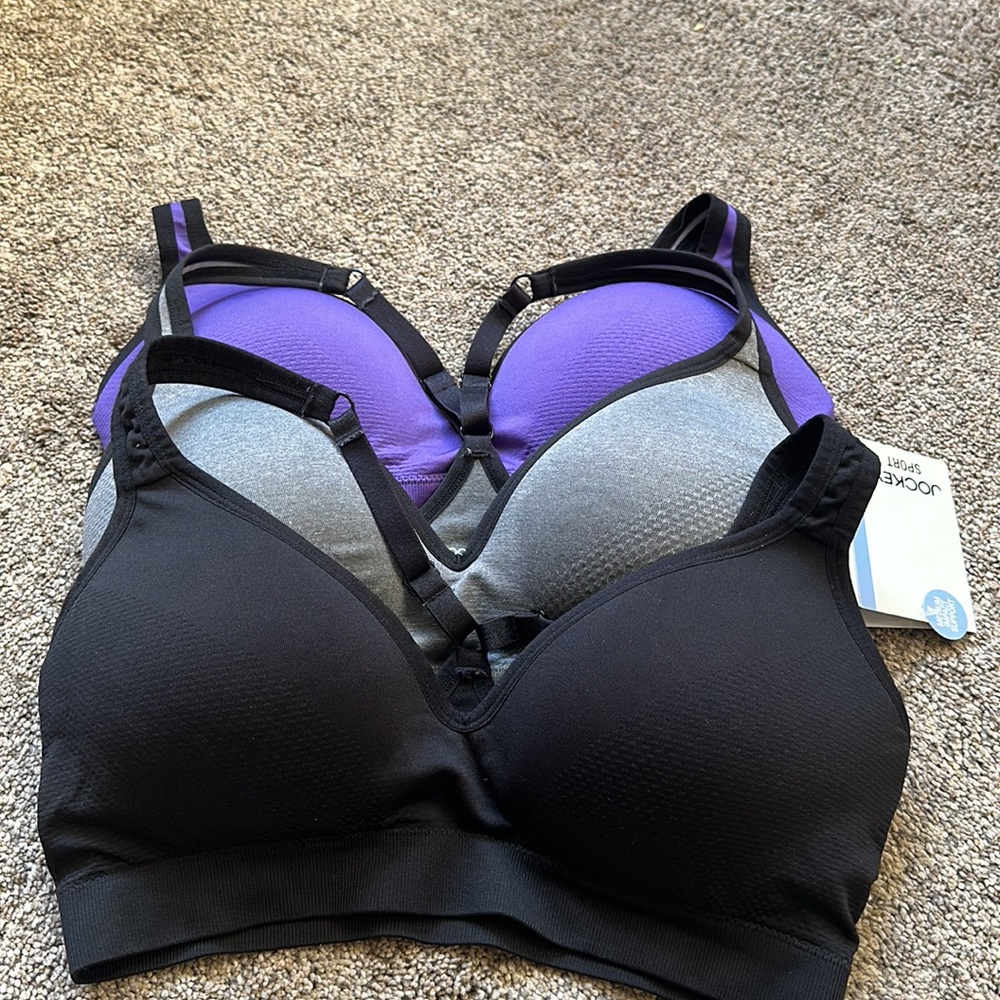 Jockey 3 pc sports bras